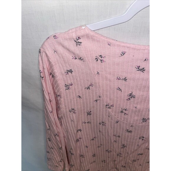 Adonna Women’s Pajama Top Size XL Pink Sleepwear Nighttime Bedtime - Picture 11 of 12